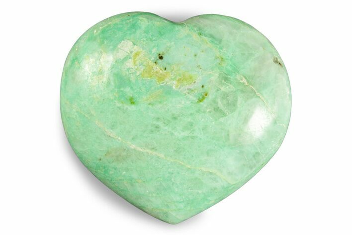 Polished Garnierite Heart - Madagascar #246679